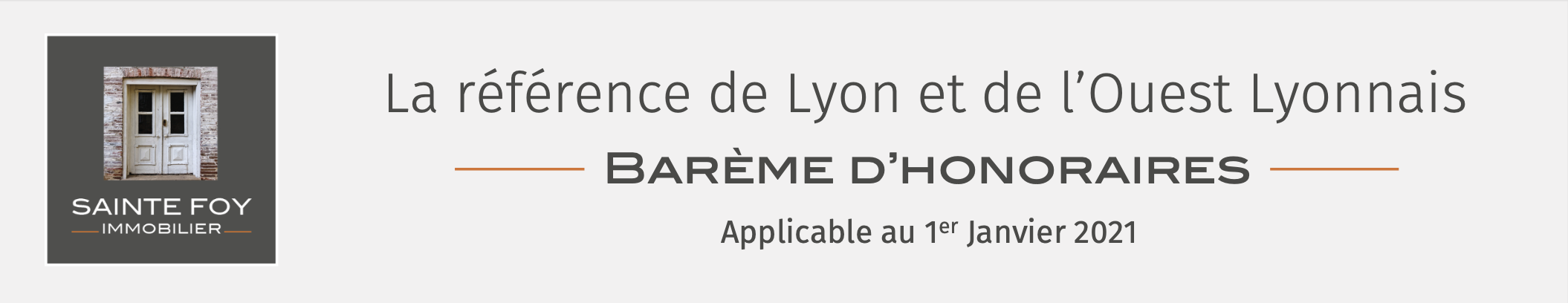 Barème honoraires