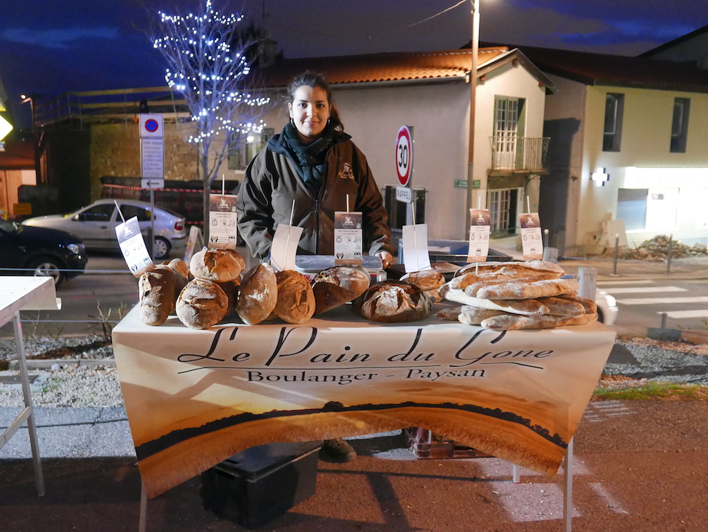 Pain des gones marché barriot Dardilly